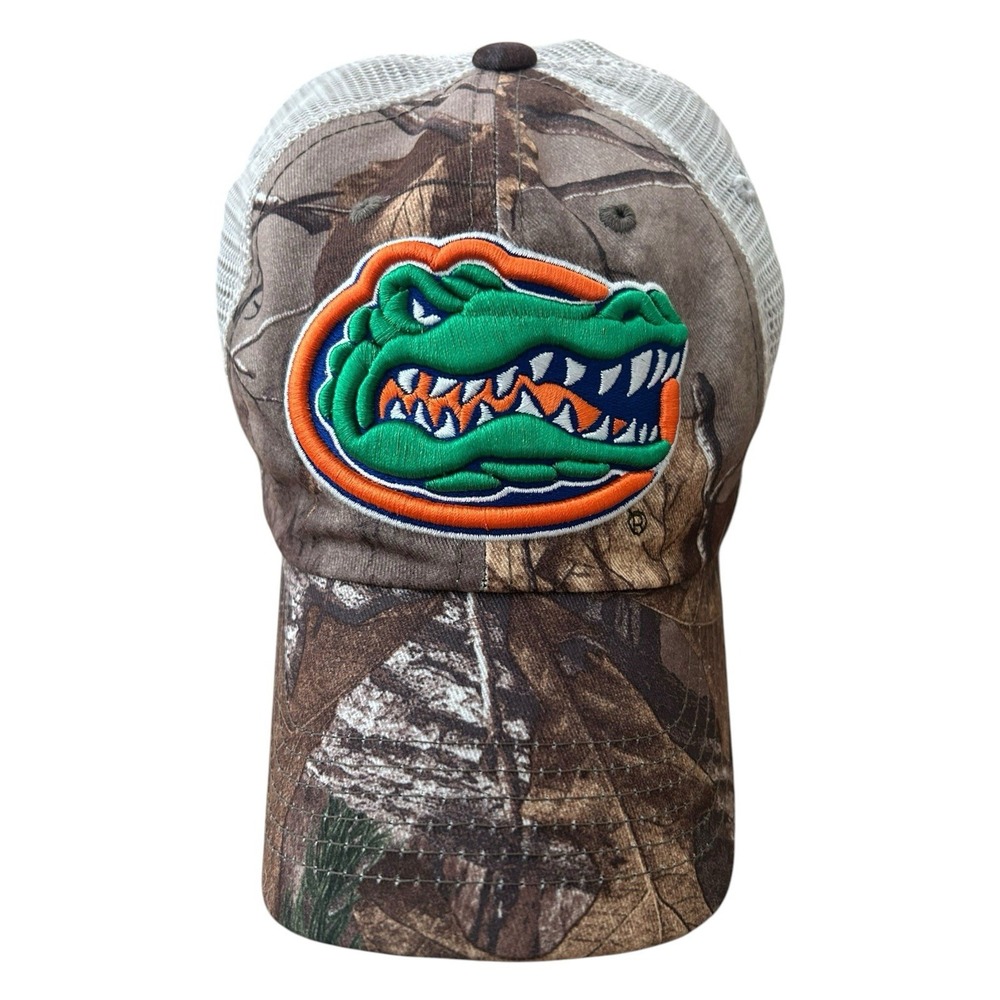 University Of Florida Gators Camo Top Of The World SnapBack Hat